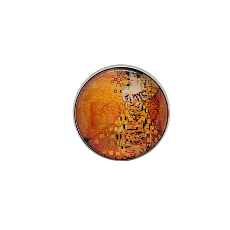 Ring steel silver Klimt2